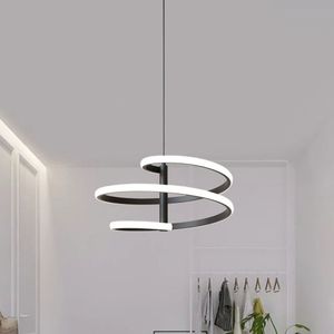 Lámpara Colgante Led Orange Espiral Luz Cálida