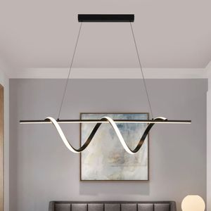 Lámpara Colgante Led Orange Wavy Luz Cálida