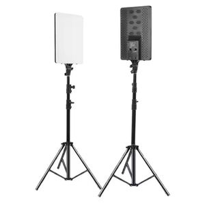 Lámpara Panel luz Led Cálida RL-19 Fotografía Profesional + Trípode + Control Remoto