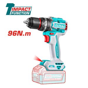 Taladro Percutor 96nm + Llave de impacto 1350nm Industrial Total TIDLI20968-TIWLI201351