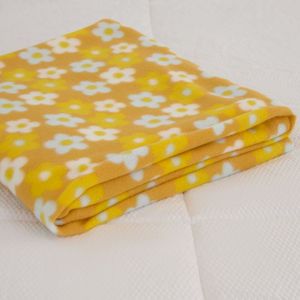 Manta OI25 Polar Flores Mostaza