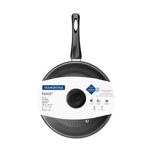 Sarten Con Tapa 24 Cm 1.8 Lt Paris Negro