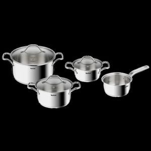 Set De Ollas Acero Inoxidable 7Pz Intuition