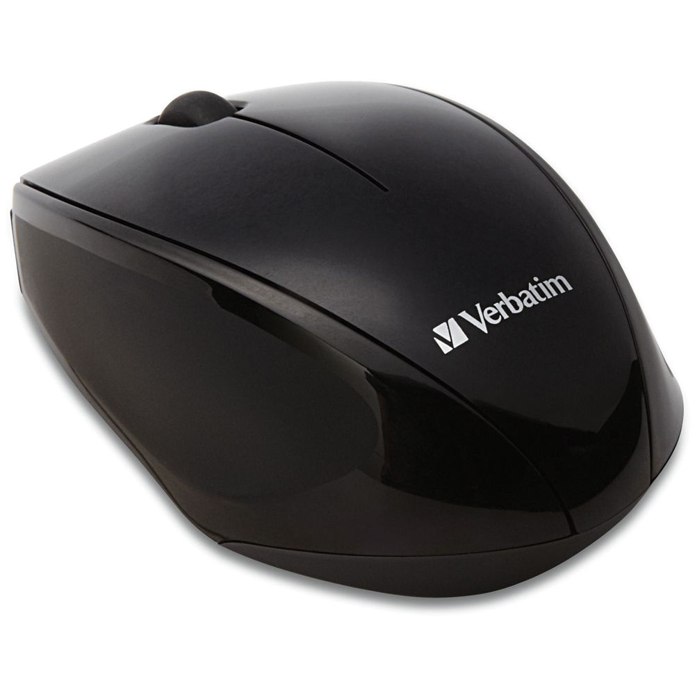 Ratón Óptico Inalámbrico Verbatim Multi-Trac con LED Azul (Negro ...