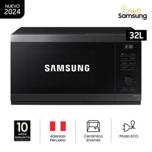Microondas Samsung 32L MS32DG4504AGPE con Cocción al Vapor