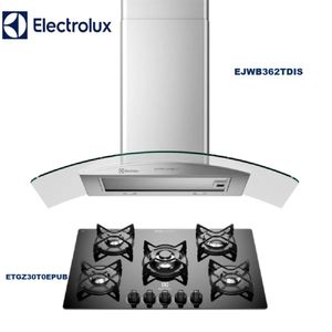 Combo ELECTROLUX  Cocina Empotrable 75 CM ETGZ30T0EPUB + Campana Decorativa 90 CM EJWB362TDIS