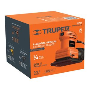 Lijadora Orbital 1/4 Profesional 200w LIOR-1/4A2-2 Truper