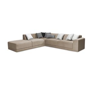 Seccional Kassandra Izquierdo Beige Oscuro