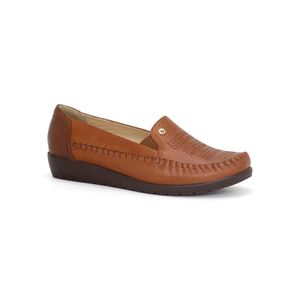 Mocasin  Casual Cuero Mujer Par&ss KA25Q1-E002 Natural