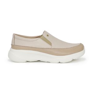 Mocasin  Casual Cuero Mujer Par&ss KA25Q1.AIRA Hueso