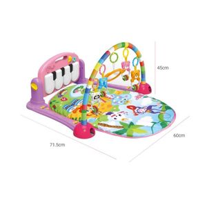 Gimnasio Piano De Juegos Rosado 3en1 Para Bebé Niña