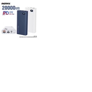 Cargador portátil Remax modelo rpp 292 20000mah pd20w qc22.5w azul