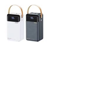 Cargador portátil Remax modelo rpp 565 60000mah pd 20w qc 22.5w blanco