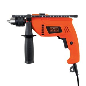 Taladro Percutor 1/2 HD555 550w Black & Decker + Set 8 pz