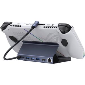 iVANKY Dock de Juegos USB-C de 6 Puertos - Compatible con Steam Deck, ROG Ally y Legion Go, 3 x USB-