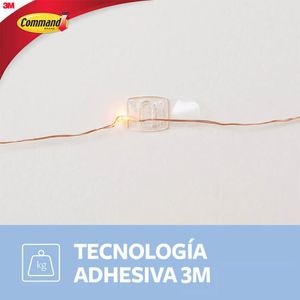 Pack x3 Ganchos Command Decorativos Clear 17026