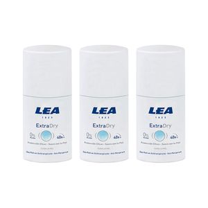 Desodorante Roll On lea Men Invisible Dermo Protection 3 Unid