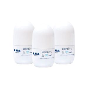 Lea Extra Dry Unisexroll On Deodorant x50ml 3 Unid