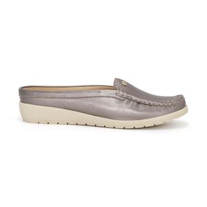 Zapato Sueco  Cuero Mujer PAR&SS  KA24Q4-Munya  Plomo