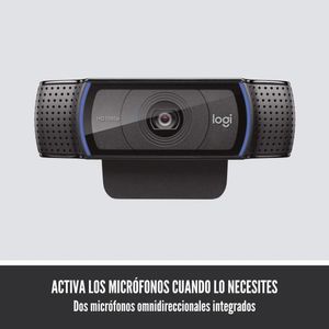 Cámara Web Logitech C920e Full HD 1080p - Negro