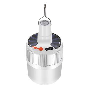 Foco Lampara Luz Led Recargable Solar Usb Portatil Exterior