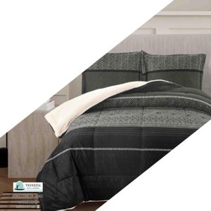 Set de Edredon 1.5 pz Patagonico Piel de Angel  c/ Carnero Venezia 100% Algodón de 5 Piezas - K