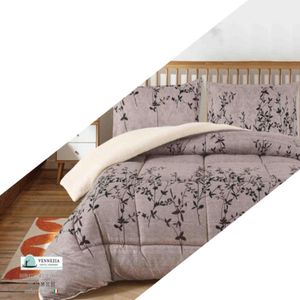 Set de Edredon 1.5 pz Patagonico Piel de Angel  c/ Carnero Venezia 100% Algodón de 5 Piezas - Q
