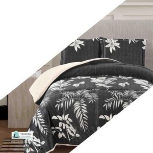 Set de Edredon Queen Patagonico Piel de Angel  c/ Carnero Venezia 100% Algodón de 5 Piezas - CD