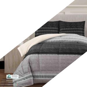 Set de Edredon Queen Patagonico Piel de Angel  c/ Carnero Venezia 100% Algodón de 5 Piezas - JK