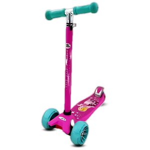 Scooter para niños «RALEY RIDE» con Equipo de Seguridad Rosa