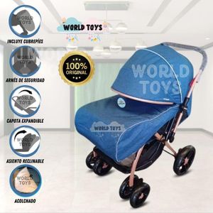 Coche Cuna para Bebé «LLANTONE» Edición Limitada Azul