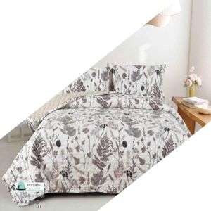 Set de Edredon 1.5 pz Patagonico Piel de Angel  c/ Carnero Venezia 100% Algodón de 5 Piezas - A12