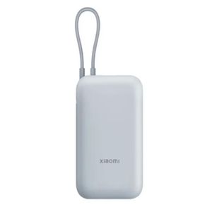 Xiaomi Power Bank 10000mah Cable Integrado 22w Azul Claro