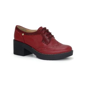 Zapato Casual Cuero Mujer Par&ss KA25Q1-KM040 Rojo
