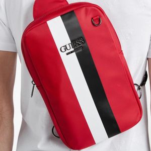 Mochila Crossbody Guess Striped Sling Bag