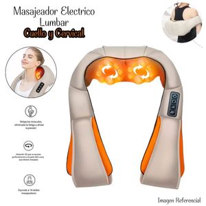 Masajeador de Cuello Espalda hombros con Calor infrarrojo