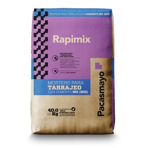 Mortero para tarrajeo Tipo Ms 40kg Rapimix Pacasmayo