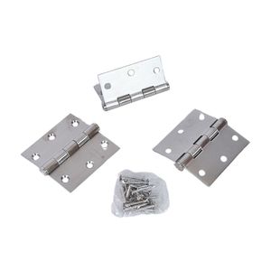 Bisagra Werken 3x3x2mm Acero Inoxidable 3 unidades