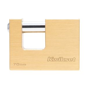 Candado Cobre Sólido Rectangular 70mm Kwikset