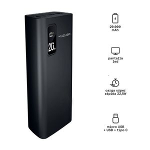 Powerbank 20000mah carga super rapida anke-105n Kuzler