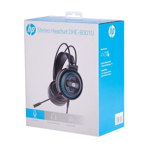 Audífono Gamer HP DHE-8001U Estereo USB Micrófono con Luces
