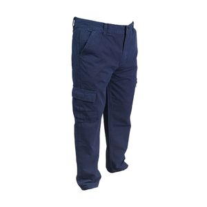 Pantalón de Trabajo Ripstop Tactico Multibolsillo Azul Talla M
