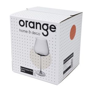 Set de 4 Copas Vino Eclipse 20oz Orange