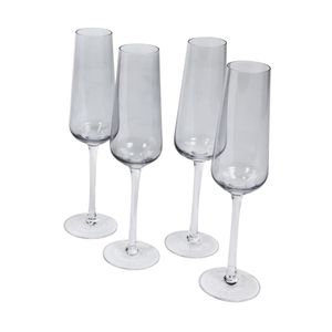 Set de 4 Copas Champagne Eclipse 7oz Orange