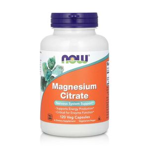 Citrato de Magnesio 400mg (120 cápsulas) – NOW Foods