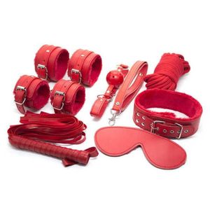 Set Bondage de Juguetes Sexuales Látigo Esposas Antifaz