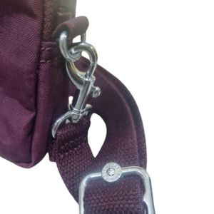 Cartera Crossbody Kipling Emilia - Dark Plum tonal