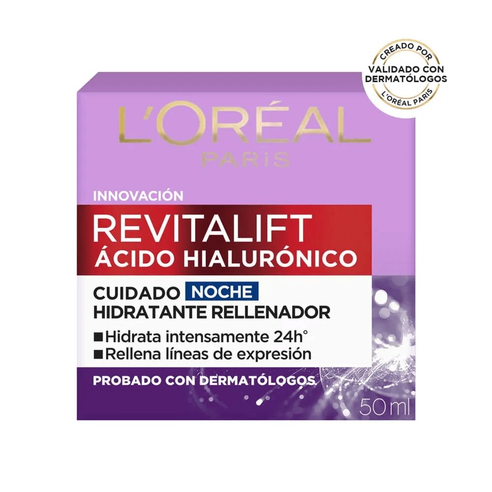 Crema Facial De Noche Revitalift cido Hialur nico 50ml Real Plaza
