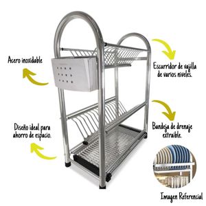Escurridor de Acero Inoxidable FINEZZA FZ-8050-R