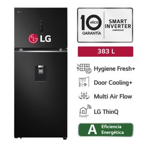 Refrigeradora LG 383L No Frost GT39AGD1 Negro